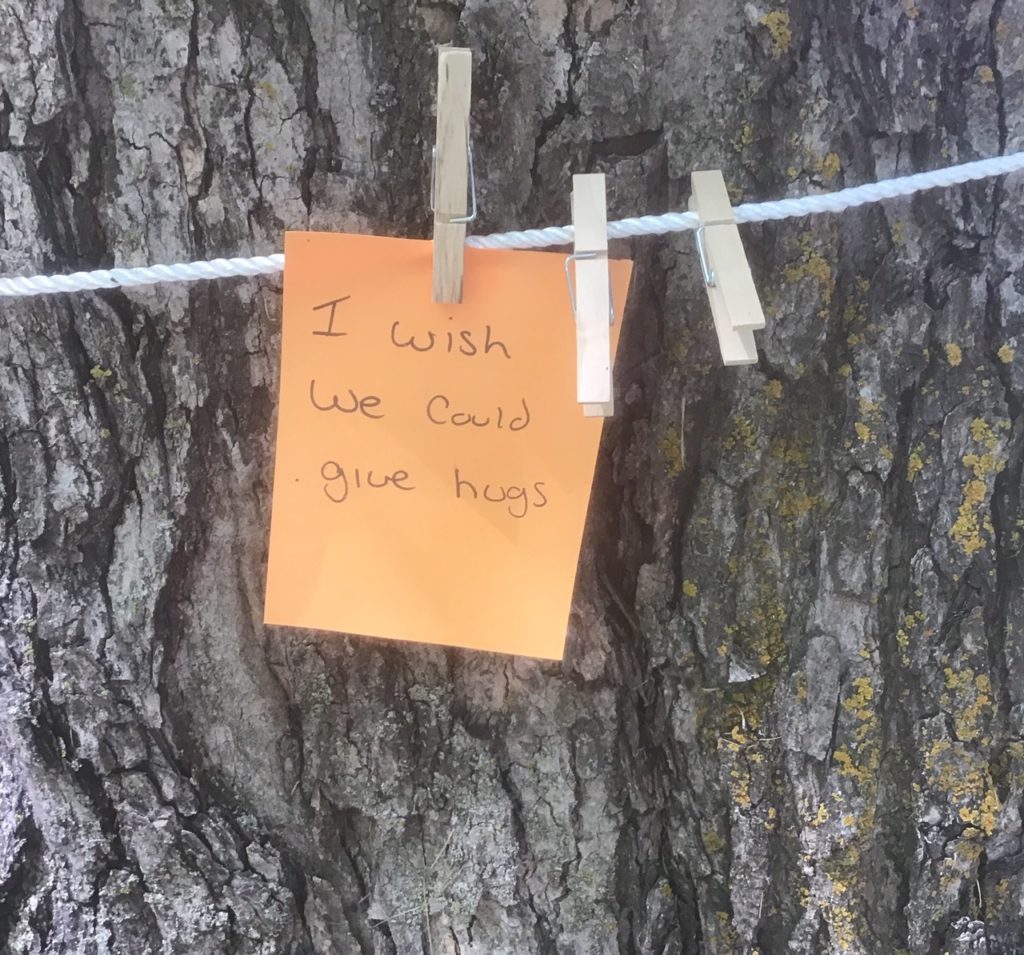 This image has an empty alt attribute; its file name is WishingTreeHugWishJuly2020-1024x955.jpg